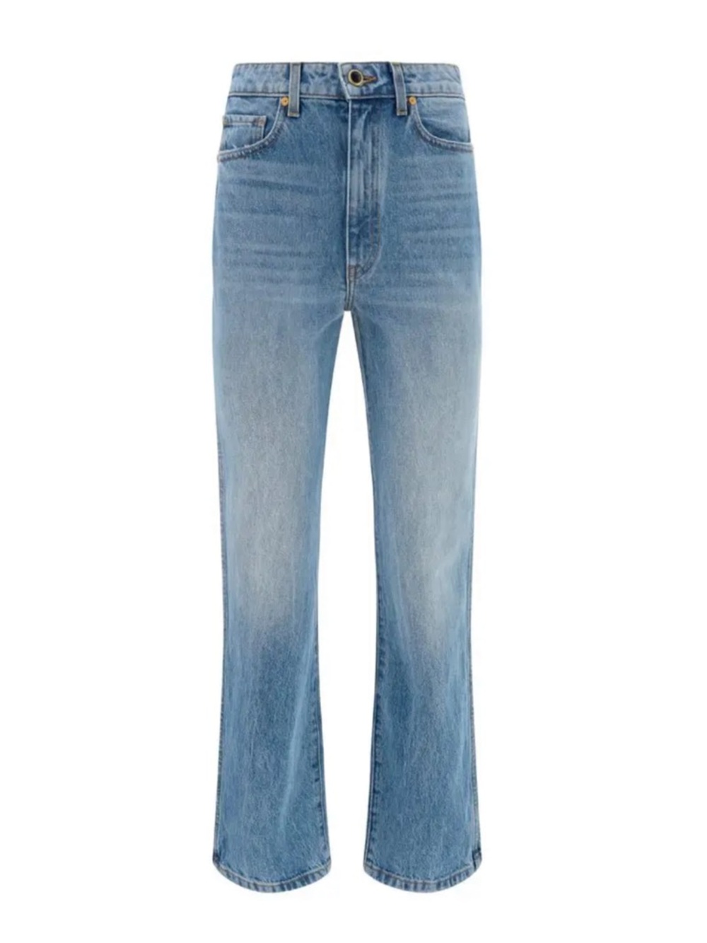 KHAITE Abigail Jean in Kirk Wash, 100% Cotton